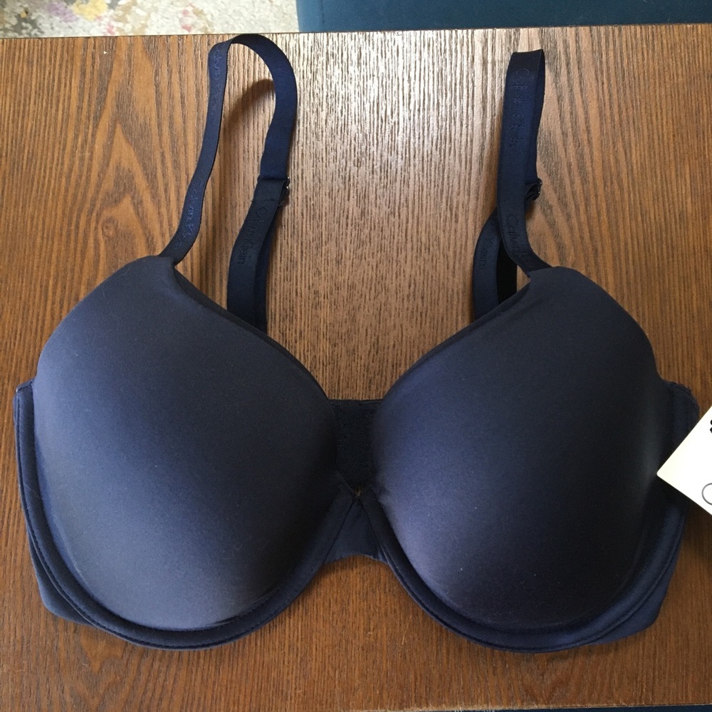 Calvin Klein underwire bra NWT navy 34D
